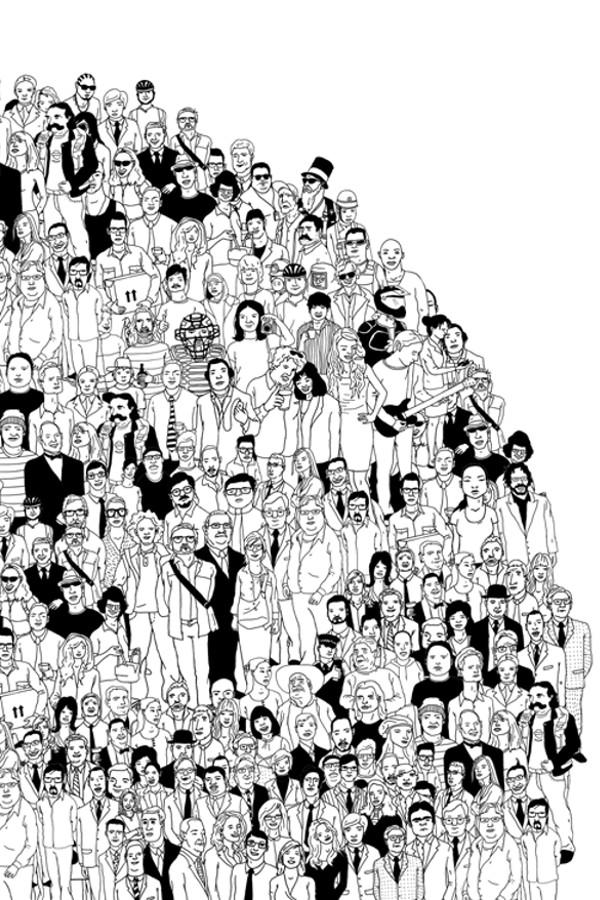 a group of people