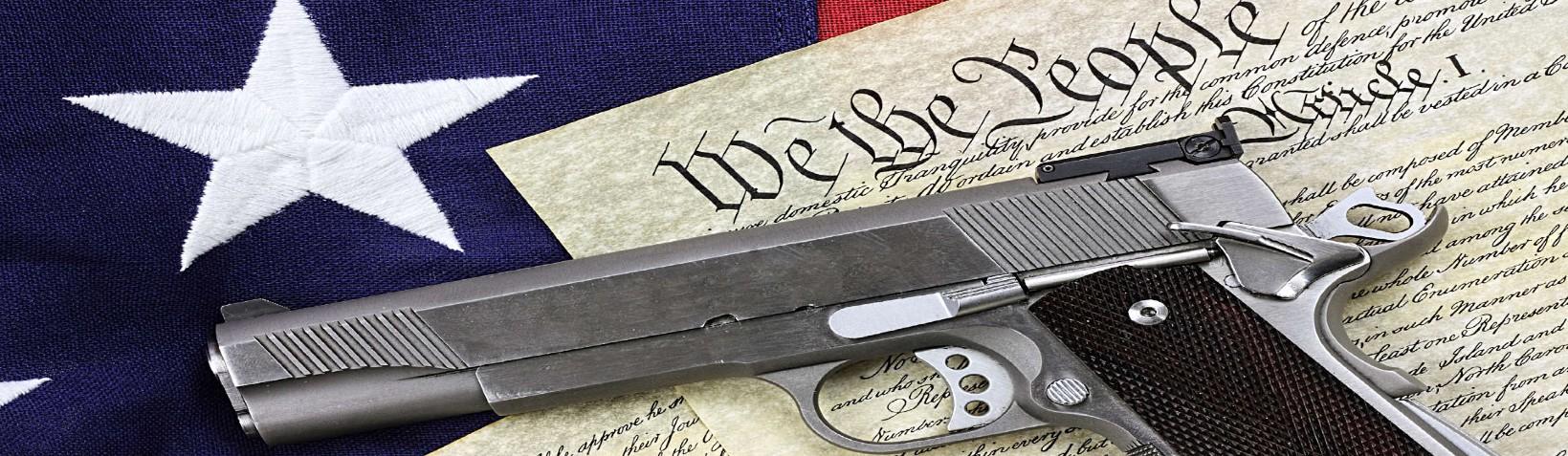 A gun over the constitution